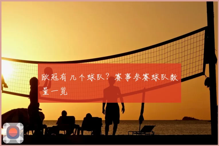 欧冠有几个球队?赛事参赛球队数量一览